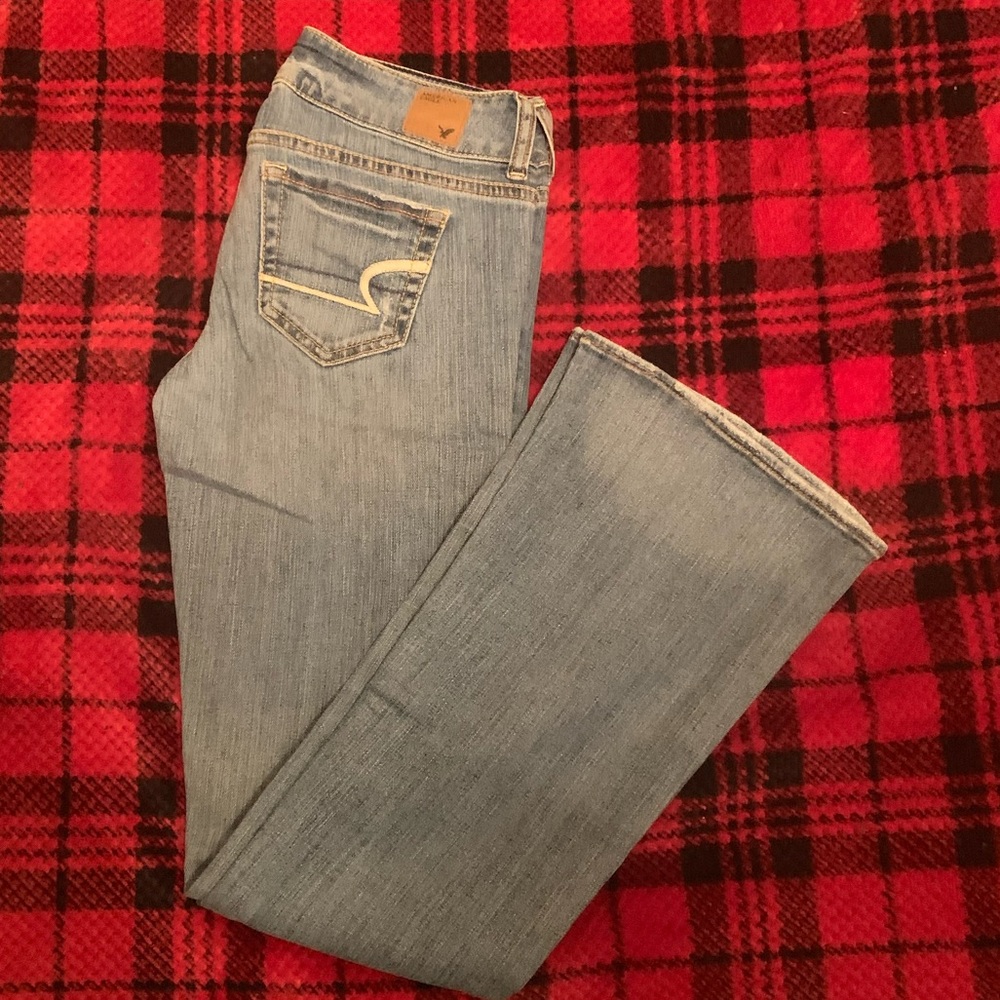American Eagle Artist Bootcut Stretch Jeans Size 0 Short